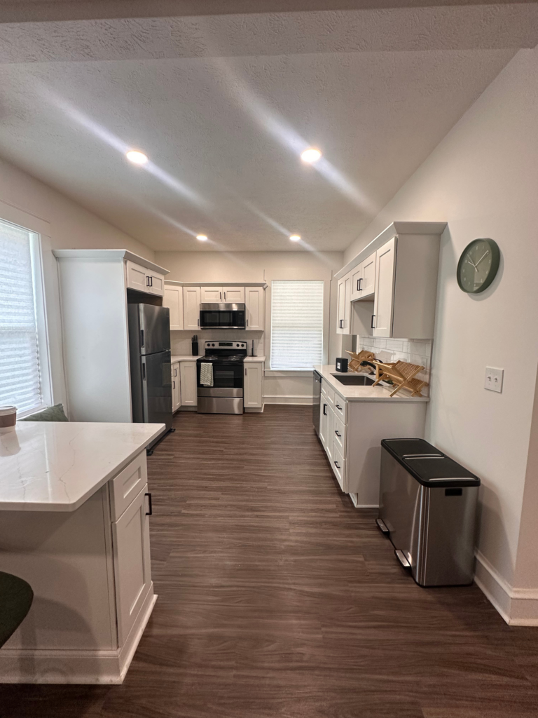 The shared kitchen at Opportunity Campus.